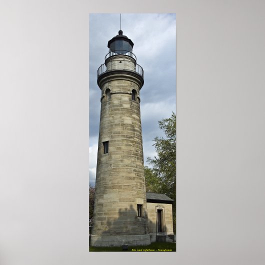 Erie Land Lighthouse - Pennsylvania Poster (Voorkant)