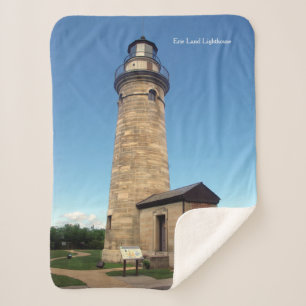 Erie Land Lighthouse Sherpa-deken Sherpa Deken