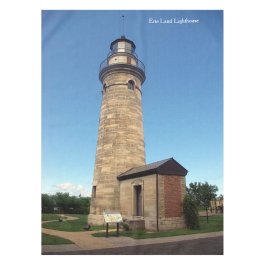 Erie Land Lighthouse tablecloth Tafelkleed (Voorkant)
