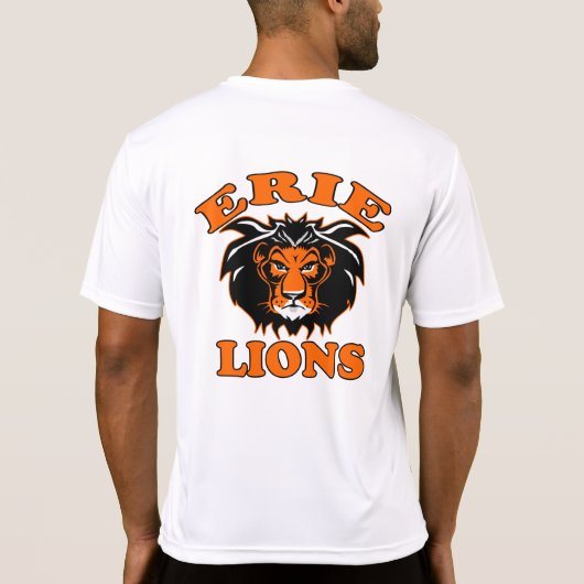 Erie Lions Performance Gear T-shirt (Achterkant)