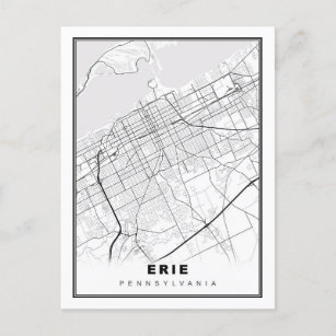 Erie Map Briefkaart