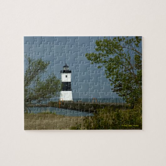 Erie North Pierhead Lighthouse, Pennsylvania Legpuzzel (Horizontaal)