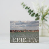 Erie PA briefkaart (Staand voorkant)