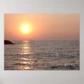 Erie PA Sunset Poster (Voorkant)