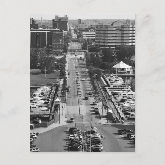 "Erie, Pa. Uitzicht" Briefkaart (Voorkant)