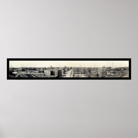 Erie, Pennsylvania Grand Panoramic Photo 1912 Poster (Voorkant)