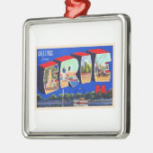 Erie Pennsylvania PA  groot Briefkaart Metalen Ornament (Links)