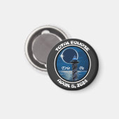 Erie Pennsylvania Totale Zonsverduistering April 2 Magneet (Voorkant / Achterkant)