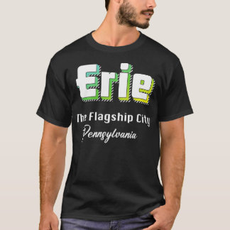 Erie Pennsylvania Yellow Text T-shirt