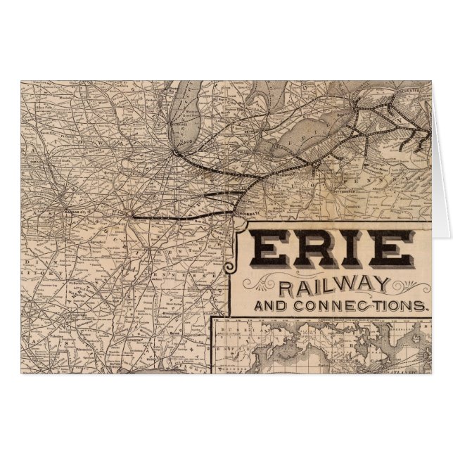Erie Railway and connections (Voorkant Horizontaal)