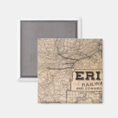Erie Railway and connections Magneet (Voorkant / Achterkant)