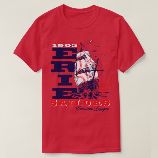 Erie Sailors T-shirt (Design voorkant)