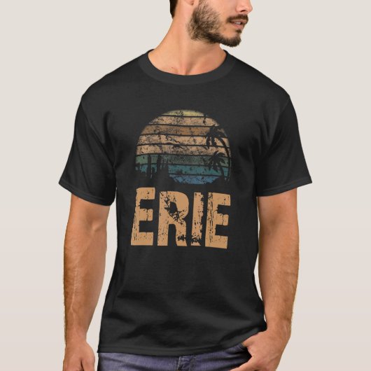 Erie Sunset Distress T-shirt (Voorkant)