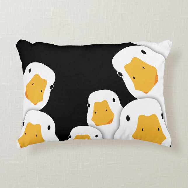 Erie Surveillance: Ganzentoezicht vanuit de ruimte Accent Kussen (Voorkant)