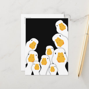 Erie Surveillance: Ganzentoezicht vanuit de ruimte Briefkaart