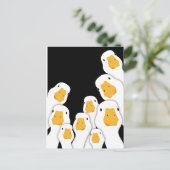 Erie Surveillance: Ganzentoezicht vanuit de ruimte Briefkaart (Staand voorkant)