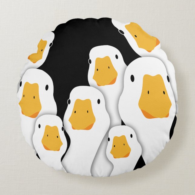 Erie Surveillance: Ganzentoezicht vanuit de ruimte Rond Kussen (Voorkant)