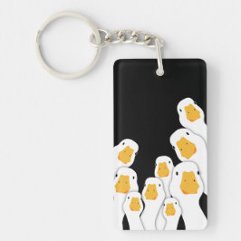 Erie Surveillance: Ganzentoezicht vanuit de ruimte Sleutelhanger