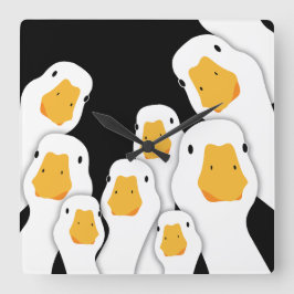 Erie Surveillance: Ganzentoezicht vanuit de ruimte Vierkante Klok