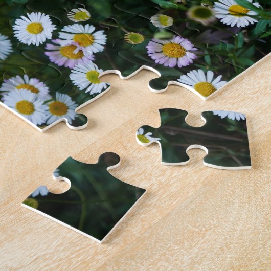 Erigeron Daisies Puzzle Legpuzzel (Zijkant)