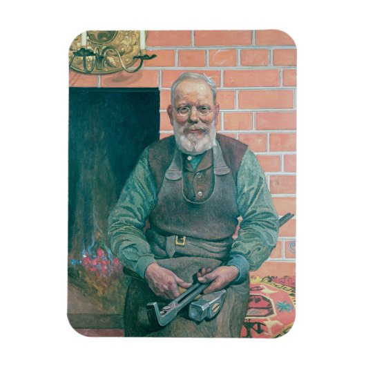 Erik Erikson, de Blacksmith Magneet (Verticaal)