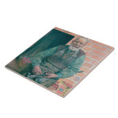 Erik Erikson, de Blacksmith Tegeltje (Zijkant)