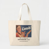 Erik Homemade "Kijk!" Souvenir Canvas tas (Voorkant)