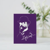 Erik Satie Briefkaart (Staand voorkant)