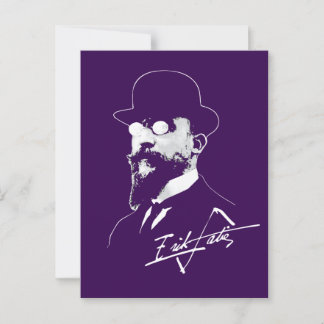 Erik Satie Briefkaart