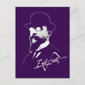 Erik Satie Briefkaart (Voorkant)