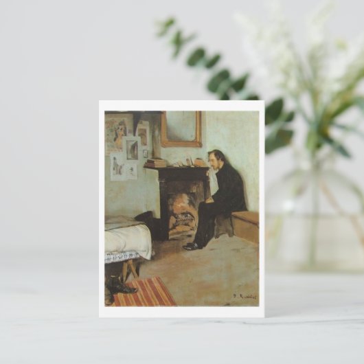 Erik Satie Briefkaart (Staand voorkant)