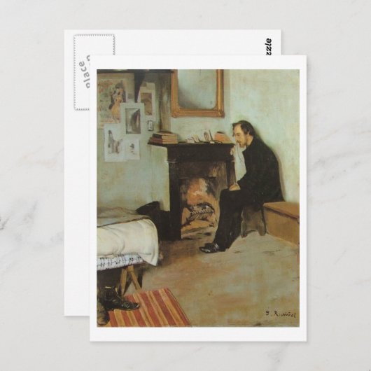 Erik Satie Briefkaart (Voorkant / Achterkant)