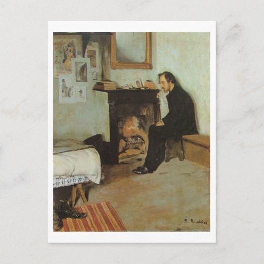 Erik Satie Briefkaart (Voorkant)