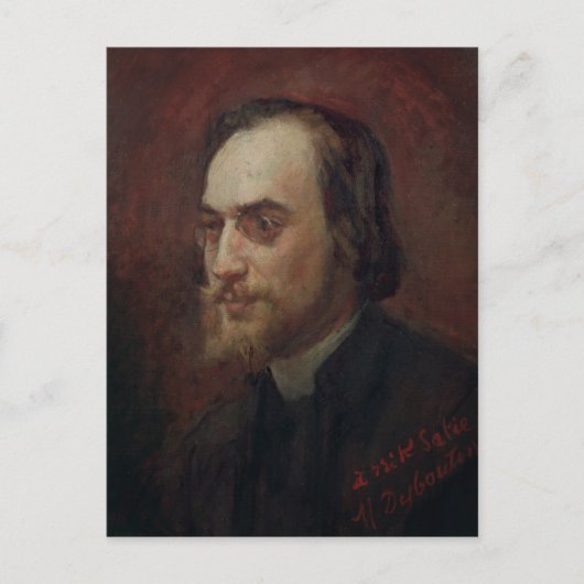 Erik Satie Briefkaart (Voorkant)