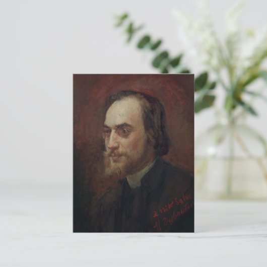 Erik Satie Briefkaart (Staand voorkant)
