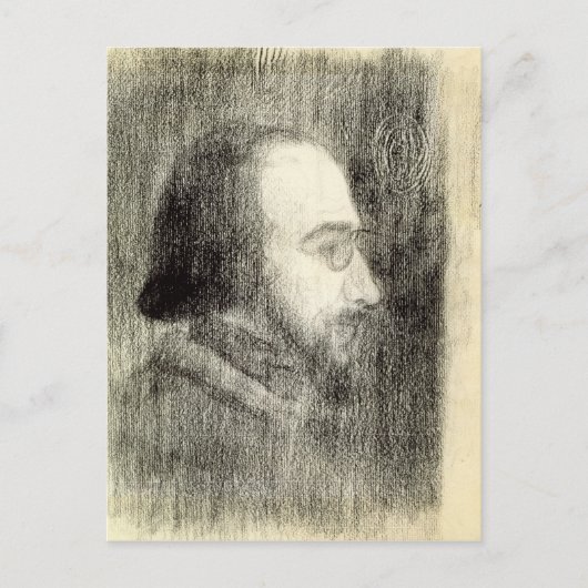 Erik Satie c.1886 Briefkaart (Voorkant)