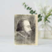 Erik Satie c.1886 Briefkaart (Staand voorkant)