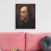 Erik Satie Canvas Afdruk (Insitu (Woonkamer))
