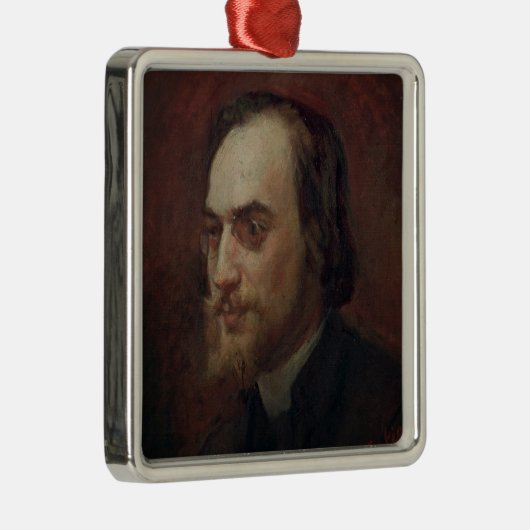 Erik Satie Metalen Ornament (Rechts)