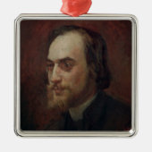 Erik Satie Metalen Ornament (Voorkant)