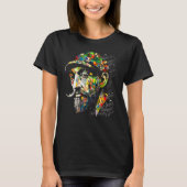Erik Satie Music Composer Piano T-shirt (Voorkant)