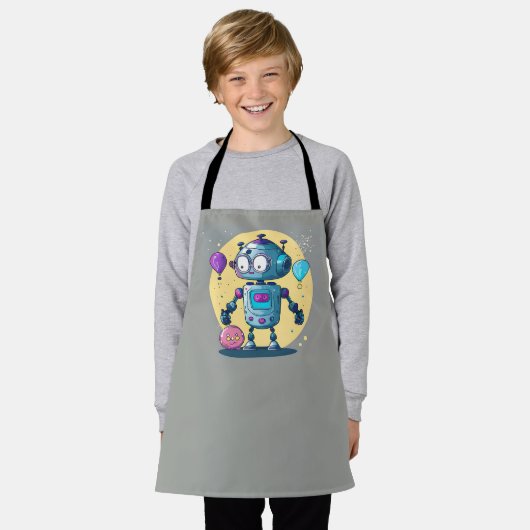 Erik the Brainy Bot Schort (Gedragen)