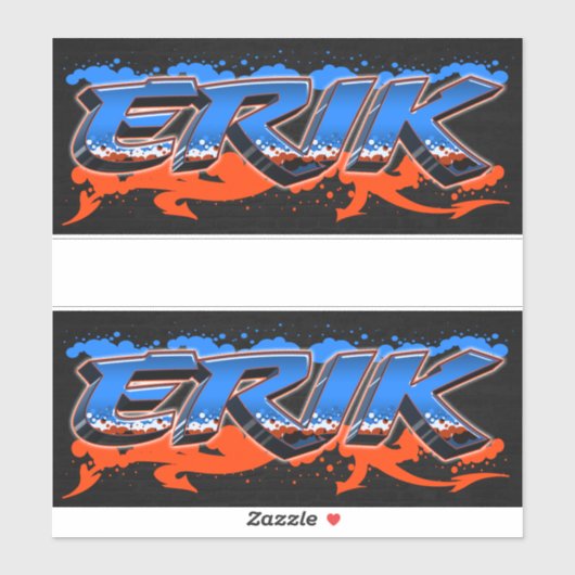Erik Vorname Name Graffiti Aufkleber Sticker (Vel)