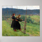 Erik Werenskiold september Poster (Voorkant)