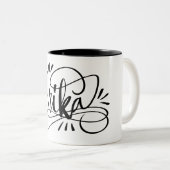 Erika - mok met persoonlijk briefje met naam (Voorkant rechts)