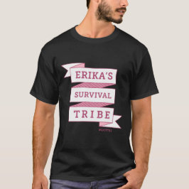 Erika's Survival Tribe Ribbon T-Shirt (met Citaat)
