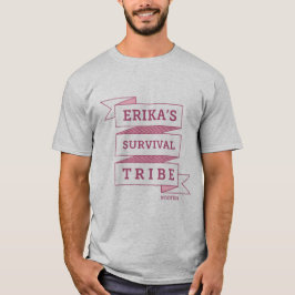 Erika's Survival Tribe Ribbon T-Shirt (met Citaat)