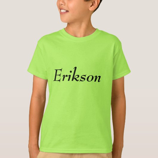 Erikson, trotse inwoner van San Jose. T-shirt (Voorkant)