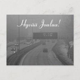 Erilainen joulukortti briefkaart