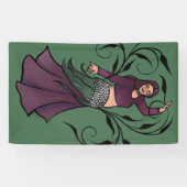 Erin Belly Dancer Burgundy Bellydans Spandoek (Horizontaal)